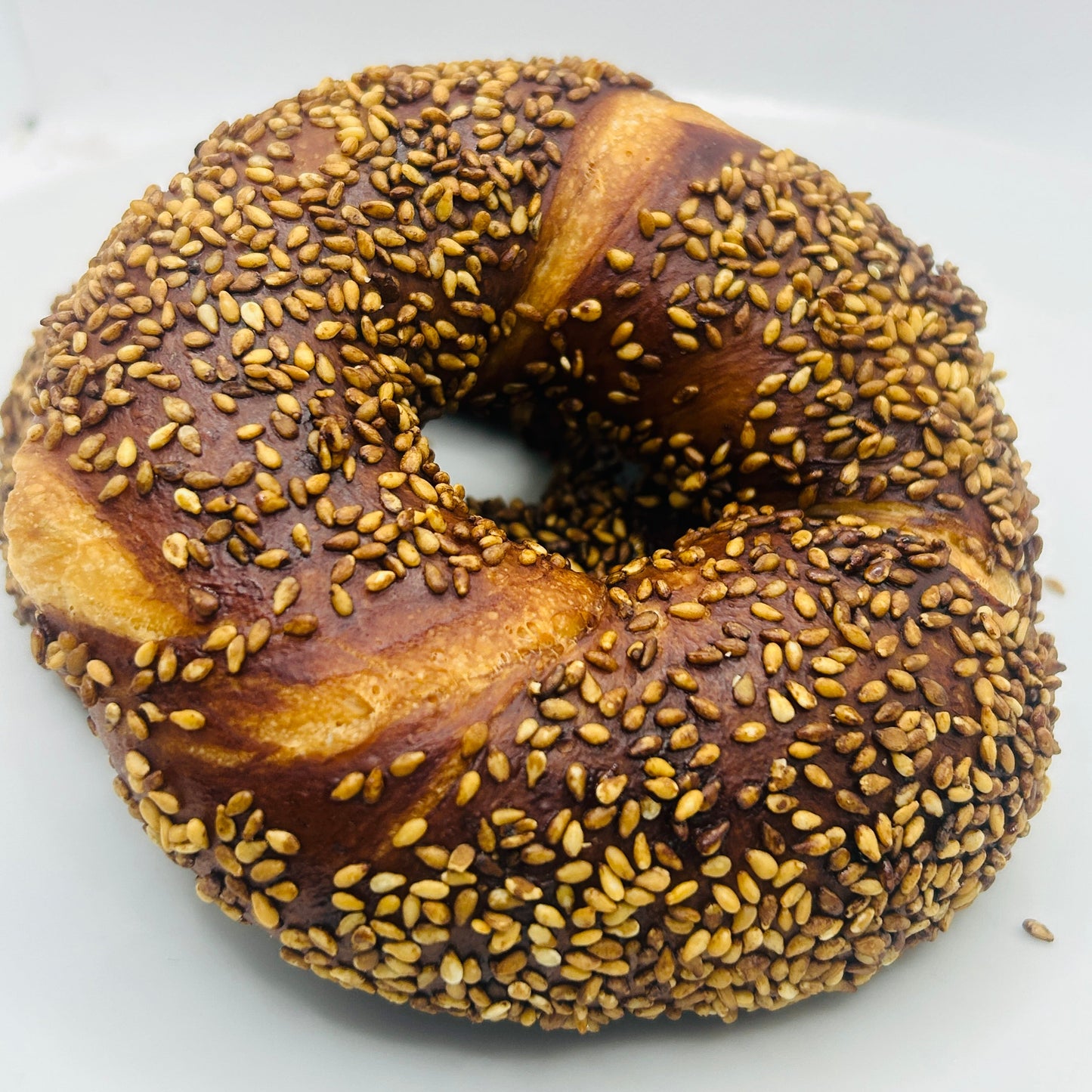 TEREYAĞLI SİMİT ゴマバターベーグル BUTTER AND SESAME BREAD