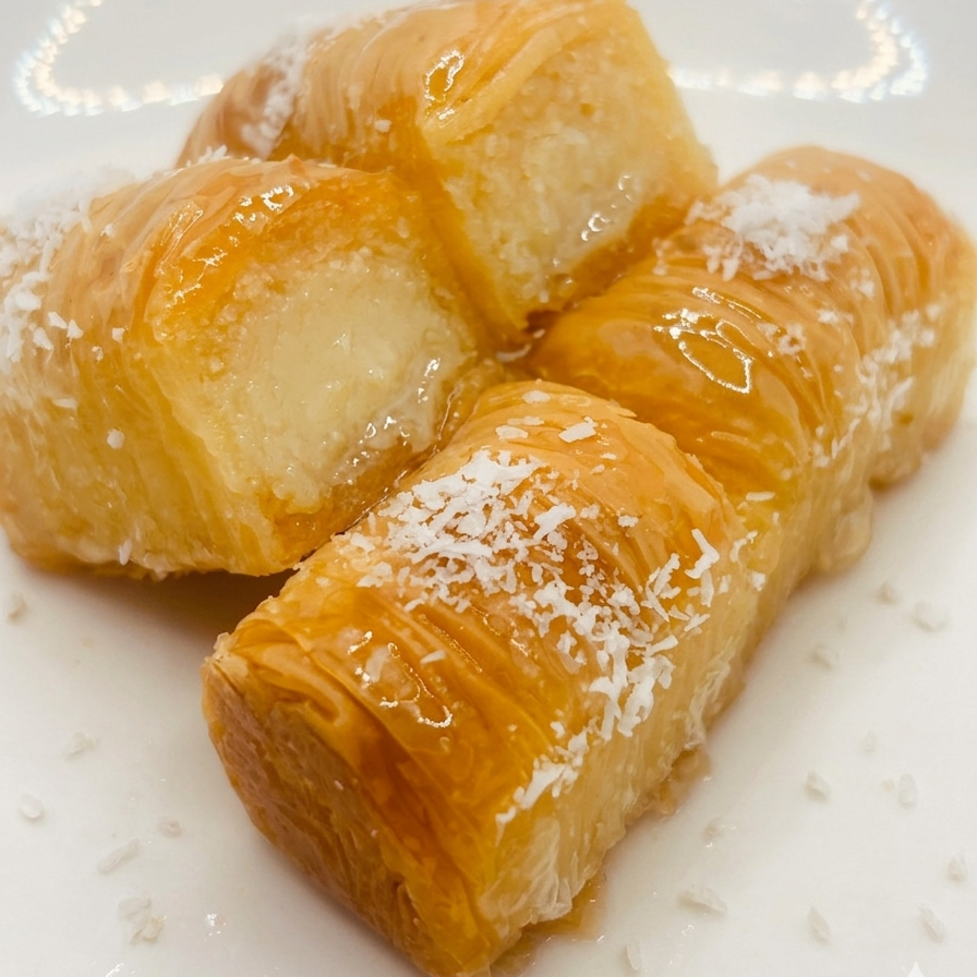 ココナッツ バクラヴァHindistancevizli Baklava (Coconut Baklava)