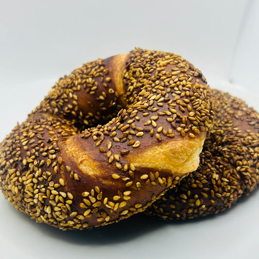 TEREYAĞLI SİMİT ゴマバターベーグル BUTTER AND SESAME BREAD